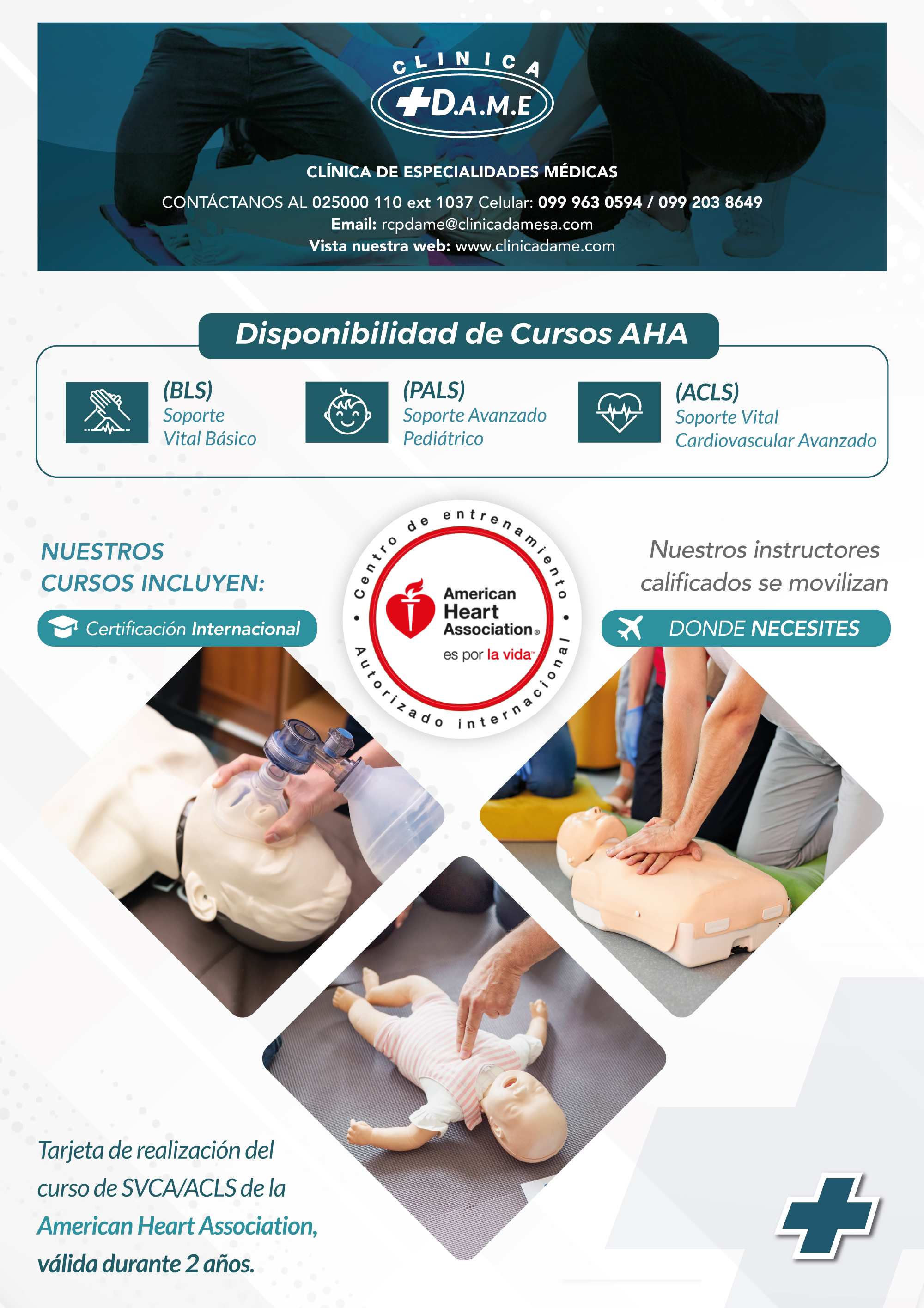 Perfil de CLINICA D.A.M.E.  -  CURSOS