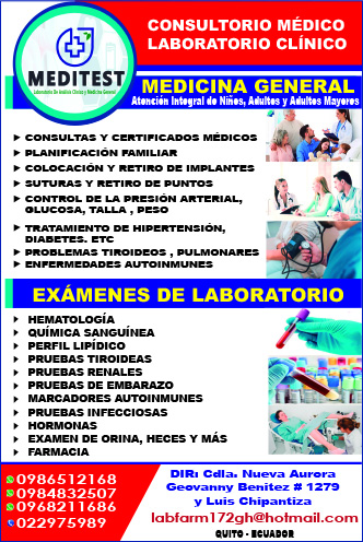 Perfil de CONSULTORIO MÉDICO MEDITEST