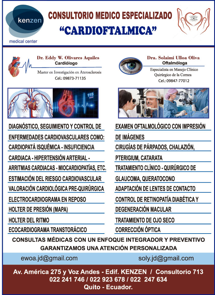 Perfil de Consultorio Médico Especializado CARDIOFTALMICA 