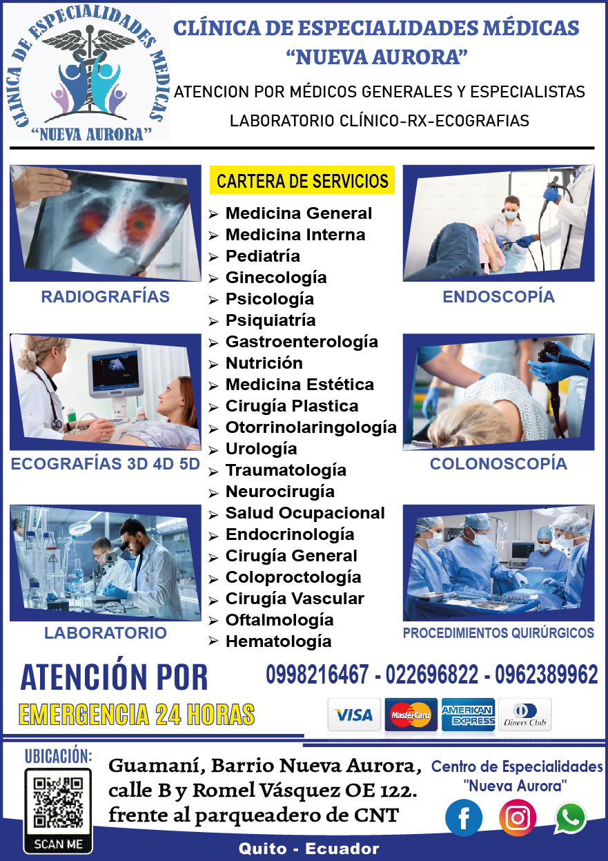 Perfil de CLÍNICA DE ESPECIALIDADES MÉDICAS “NUEVA AURORA”