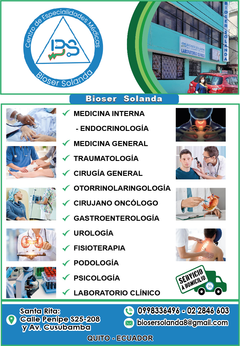 Perfil de Centro de Especialidades Médicas Bioser Solanda.